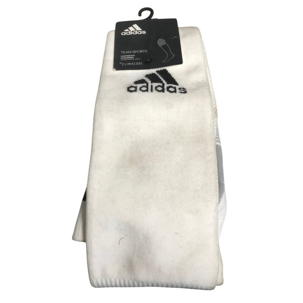 Adidas Adi Sock 18 White/Black Climalite Techfit Performance Socks Size D10